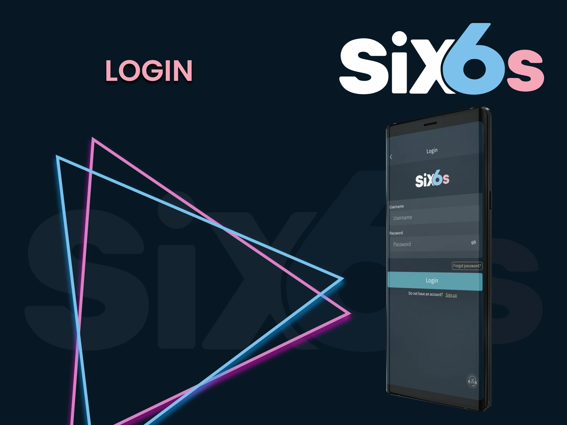 Log in to your Six6s account.